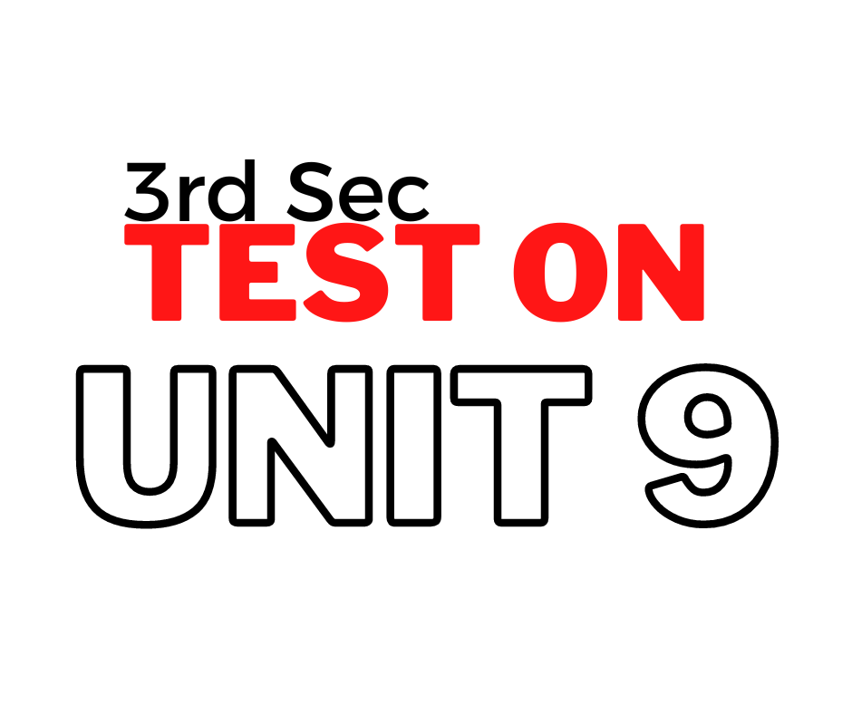 Test on Unit 9